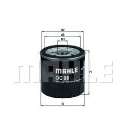KNECHT фильтр масляный (бенз.) OPEL 85-, SAAB 900